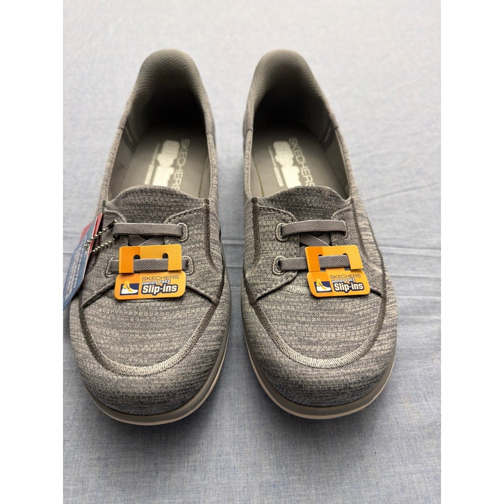 Skechers Hands Free Slip-ins Go Walk Anywhere Gray Sneakers Women's sz 9
